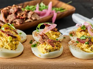 Brisket Deviled Eggs